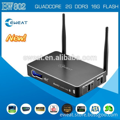 Amlogic S802 Android 4.4.2 Quad core 4k full hd 1080p porn video xbmc tv box